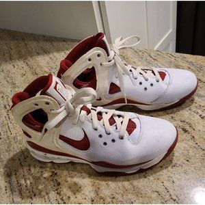 Nike Air Huarache 08 Basketball Shoes 319408-162 Women's 9 Eur 40.5 Red White